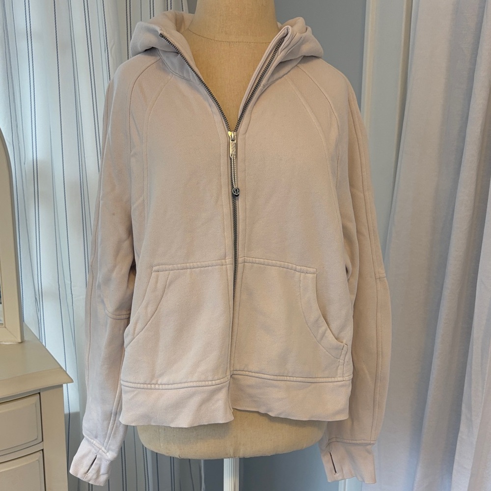 lululemon athletica Light Cream Hooded Jacket
